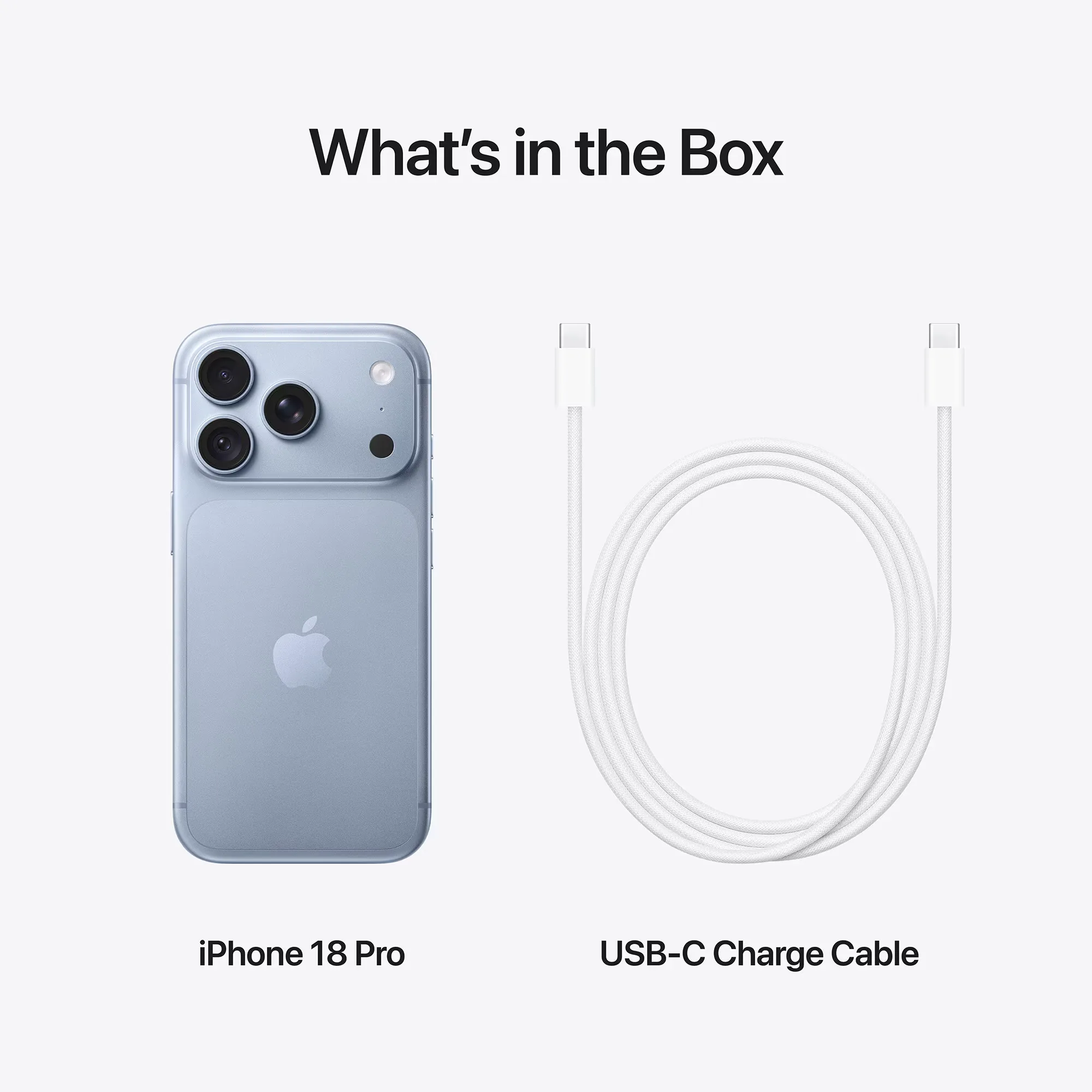 Apple iPhone 18 Pro 2TB Glacier - Albastru deschis