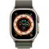 APPLE Watch Ultra GPS+Cellular 49mm Titanium Case Green Alpine Loop Verde