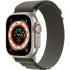 APPLE Watch Ultra GPS+Cellular 49mm Titanium Case Green Alpine Loop Verde