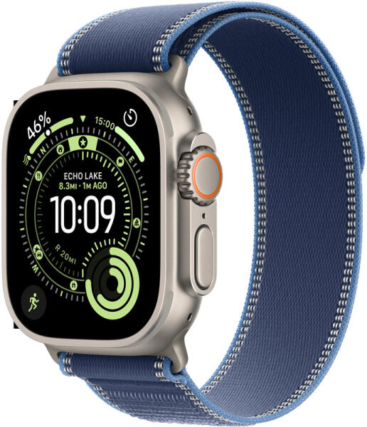 Apple Watch Ultra 3 (2025) 5G 49mm Natural Titanium Case - Curea Trail Loop